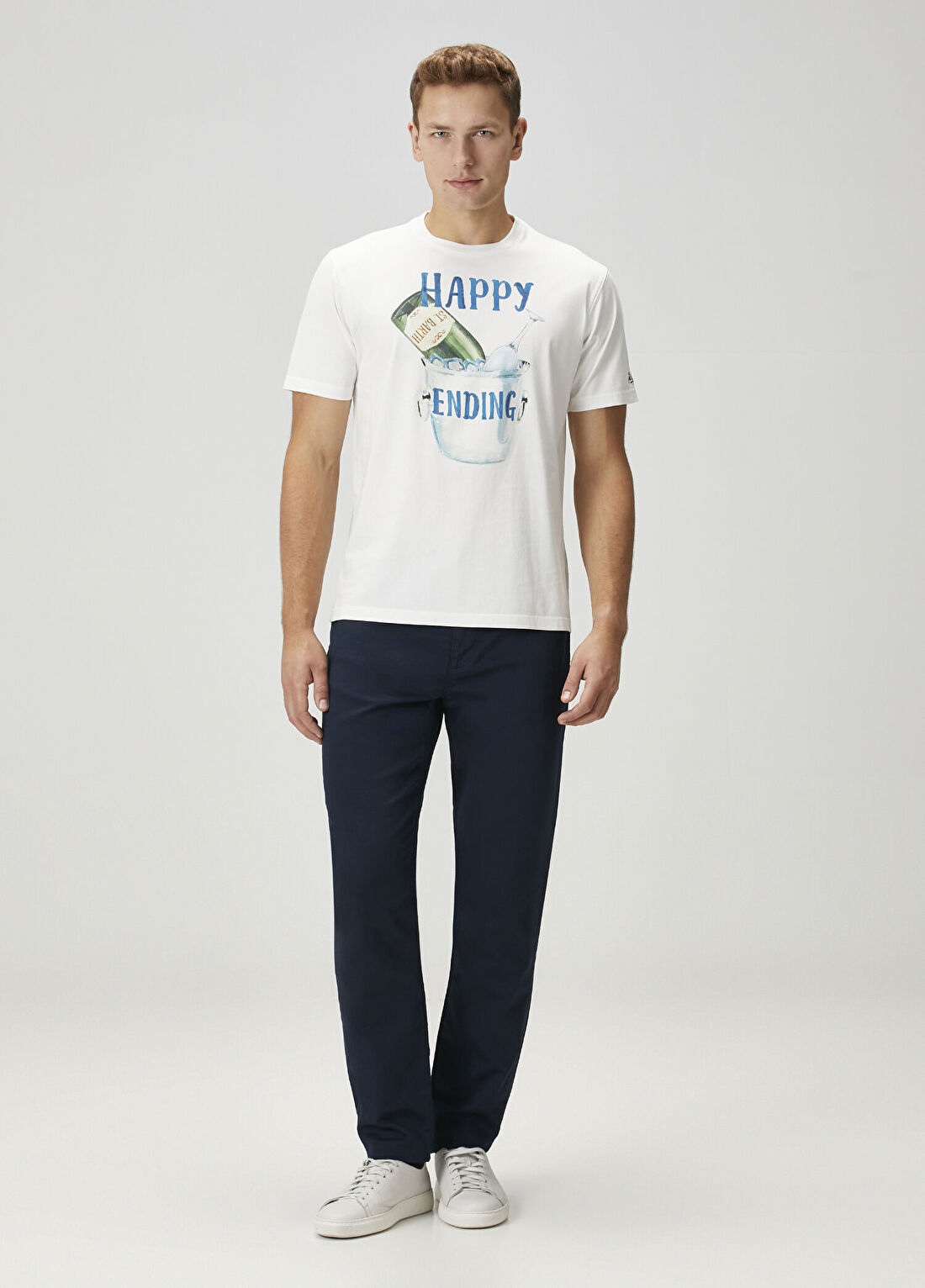 MC2 (Saint Barth) Arnott Beyaz T-shirt görsel 2