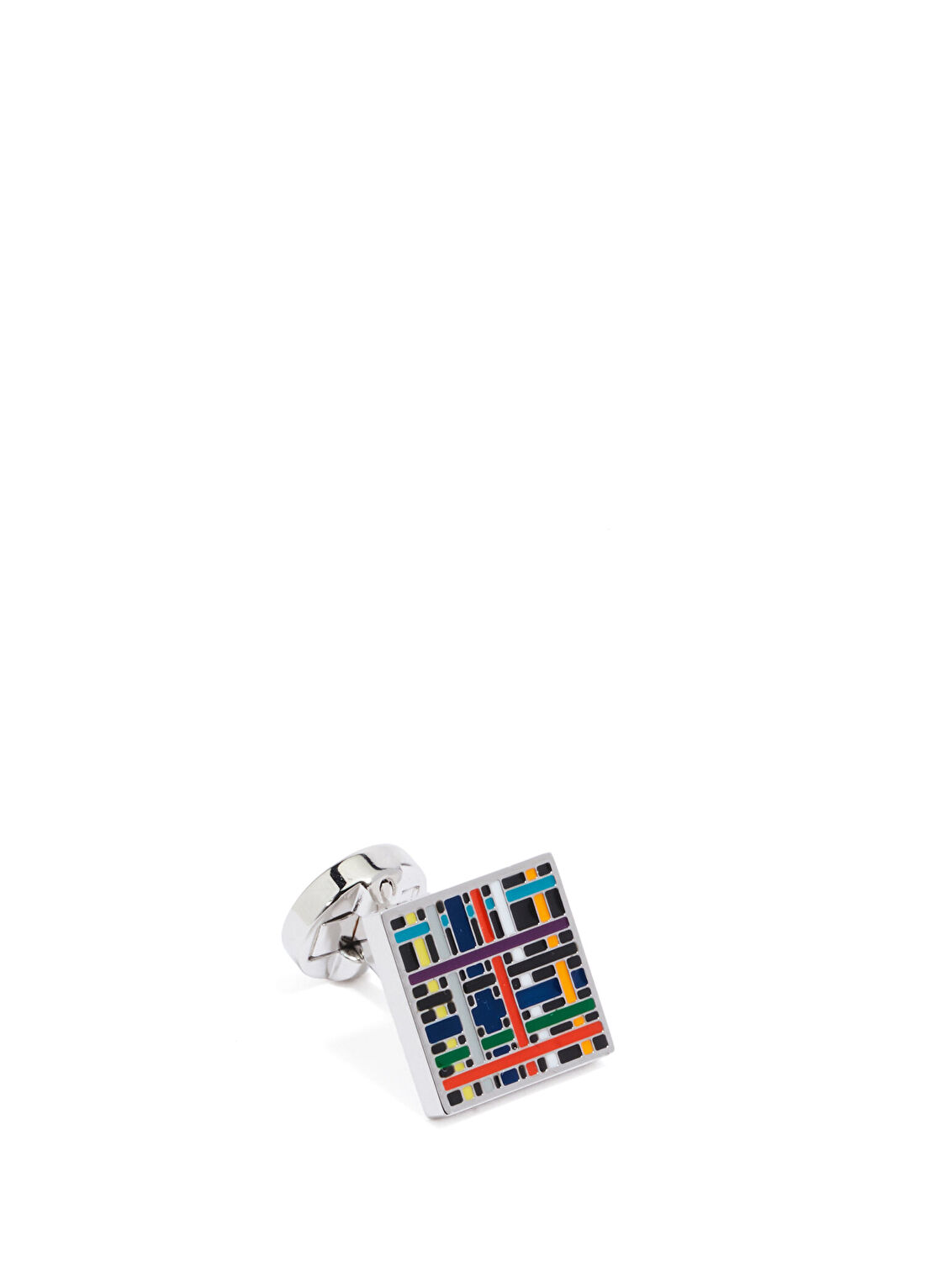 Beymen Collection Colorblocked Desenli Kol Düğmesi