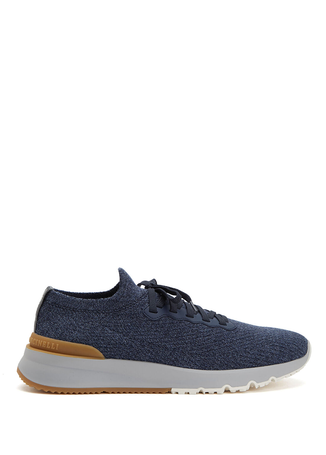 Brunello Cucinelli Açık Mavi Erkek Yün Sneaker