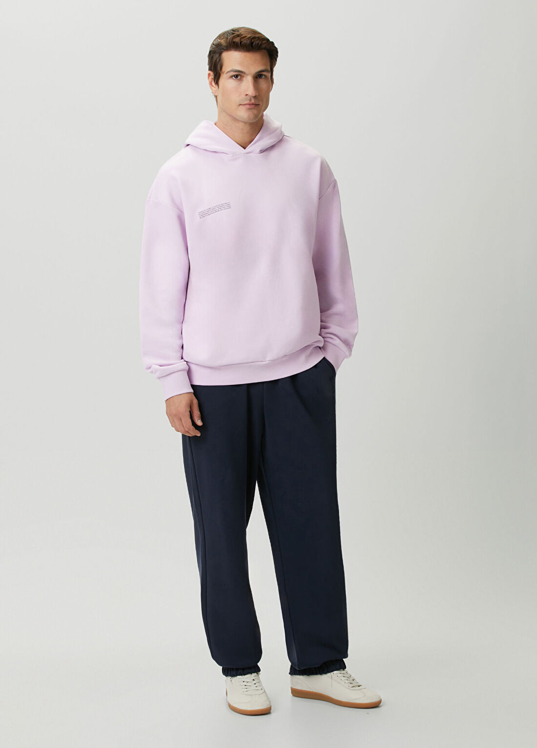 Pangaia 366 Midweight Lila Sweatshirt görsel 2