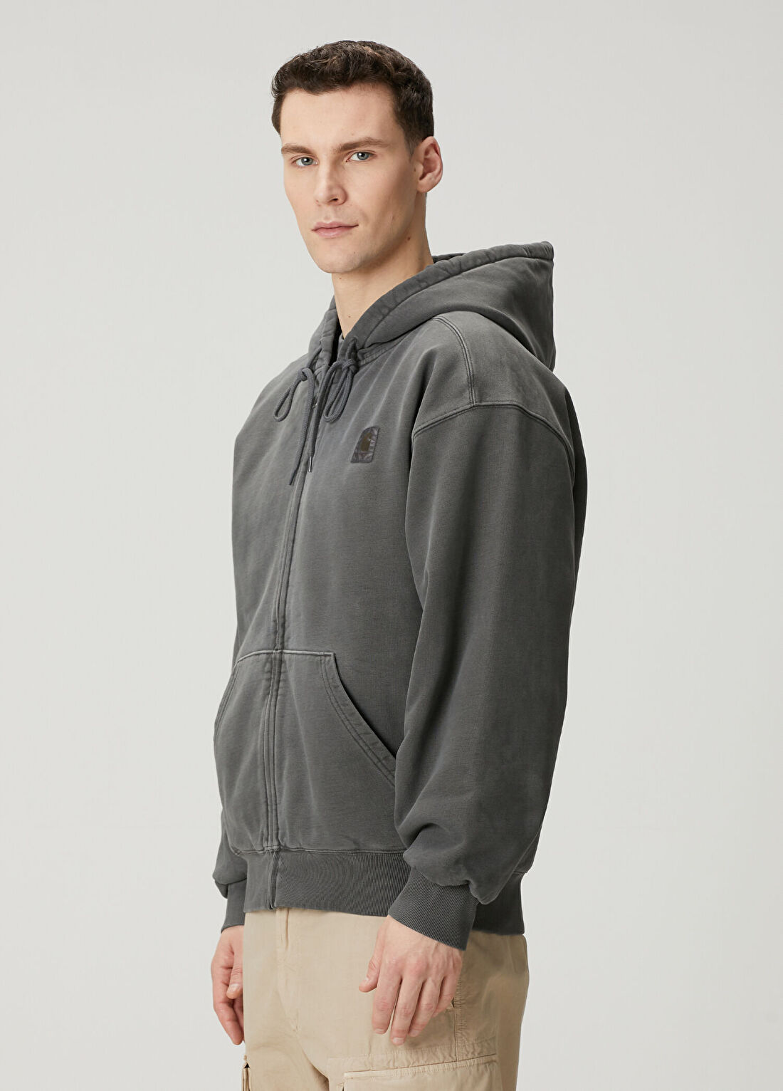 Carhartt WIP Vista Siyah Kapüşonlu Sweatshirt görsel 3