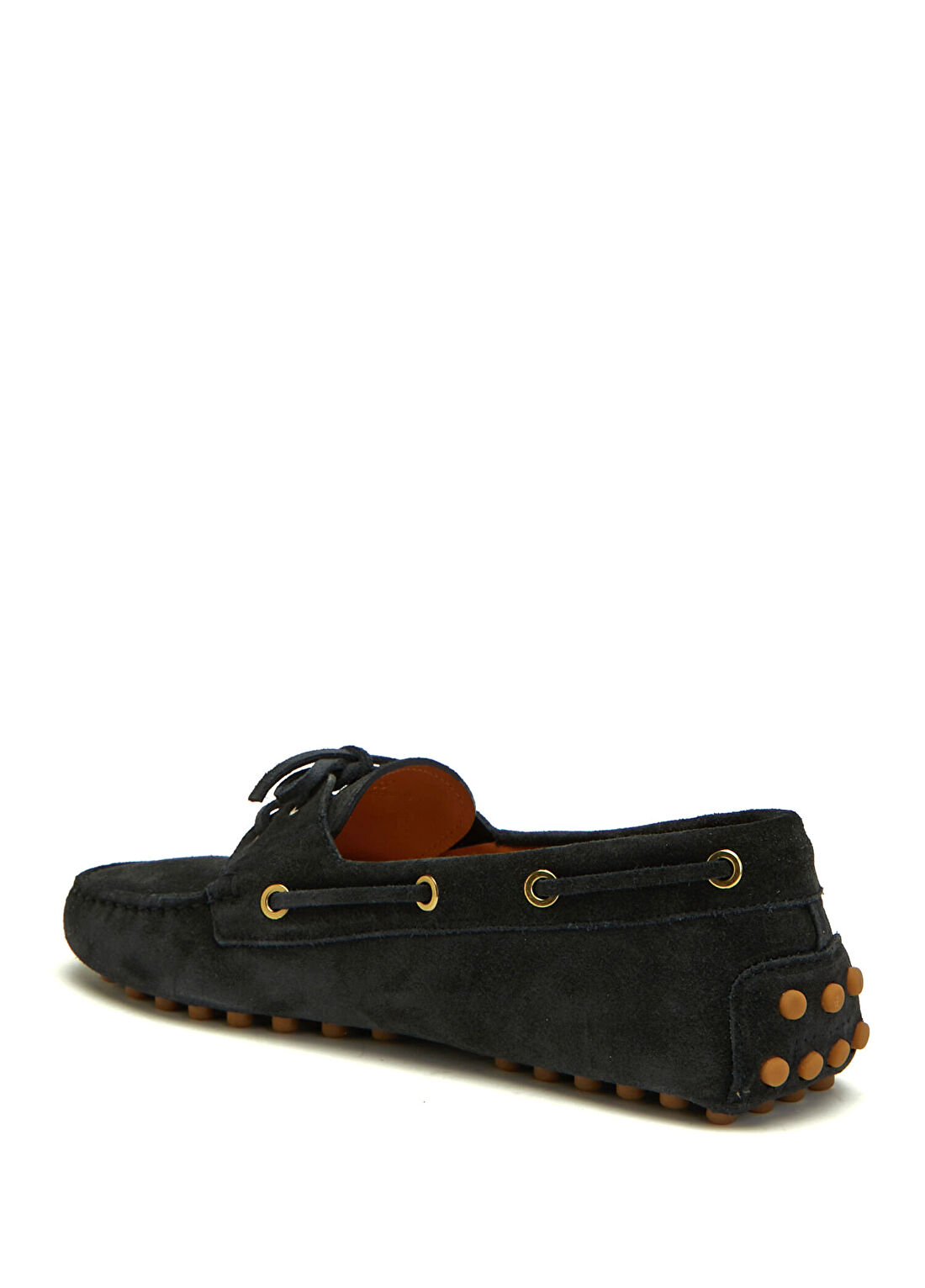Tod's Gommino Lacivert Kadın Süet Loafer görsel 3