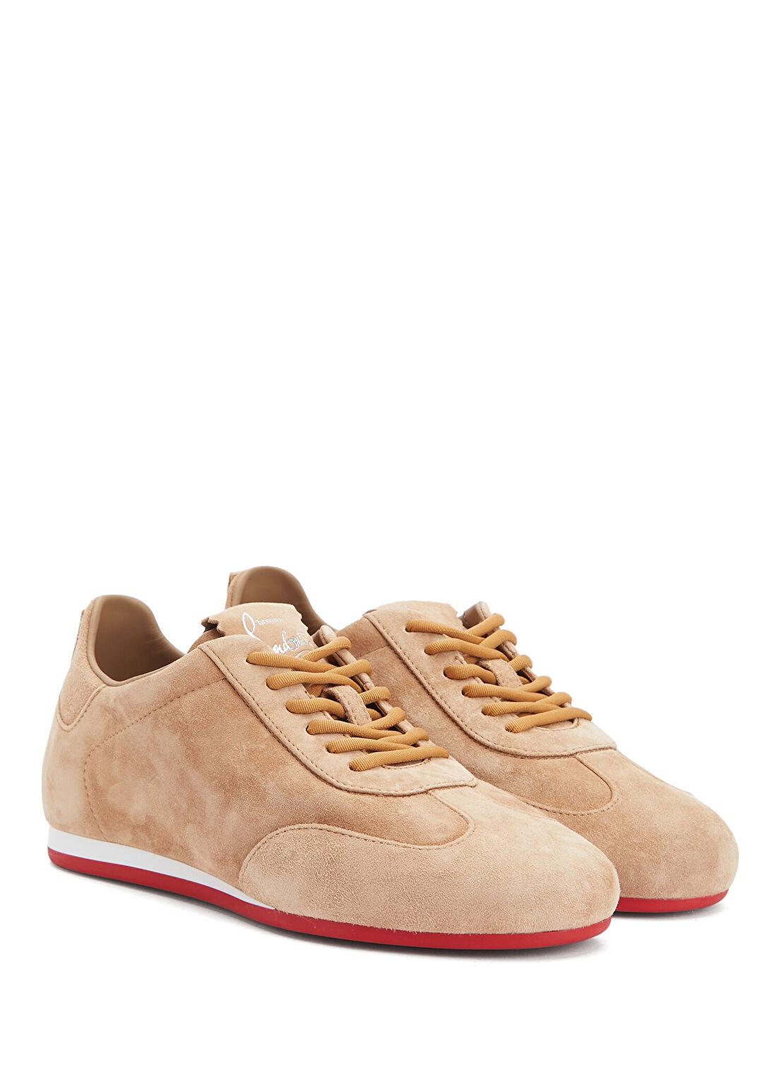 Christian Louboutin Eleonora Bej Kadın Süet Sneaker görsel 2