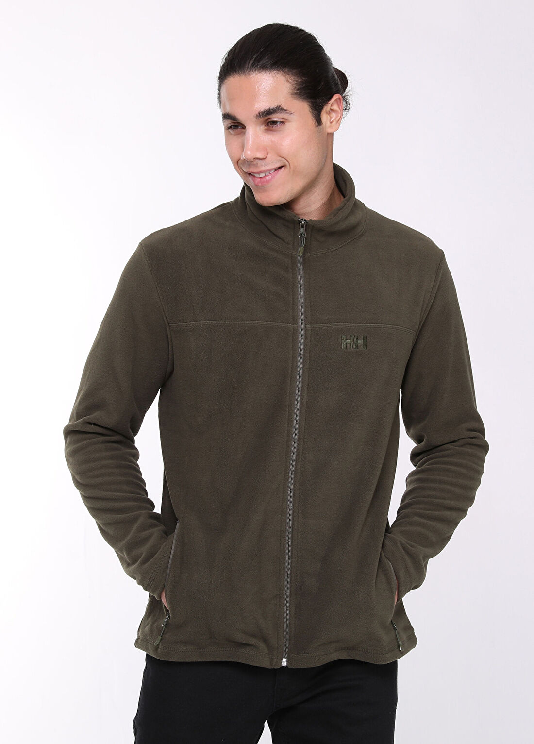 Helly Hansen Zippy Yeşil Erkek Polar Mont görsel 2