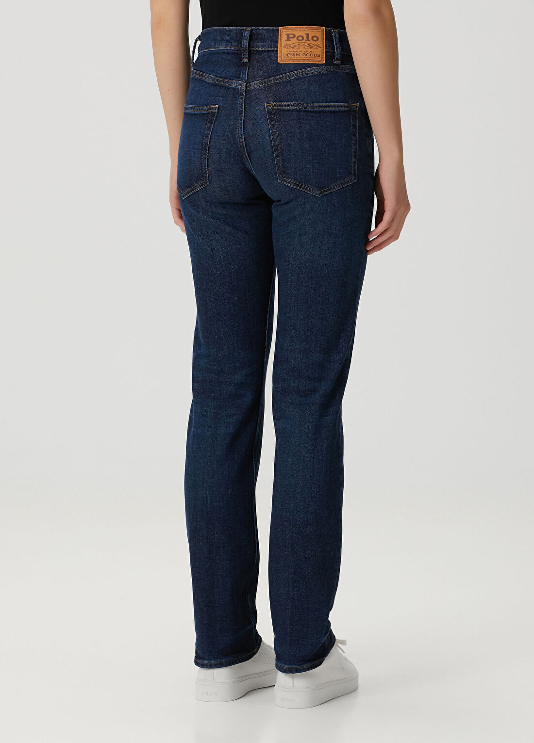 Polo Ralph Lauren Koyu Mavi Jean Pantolon görsel 4