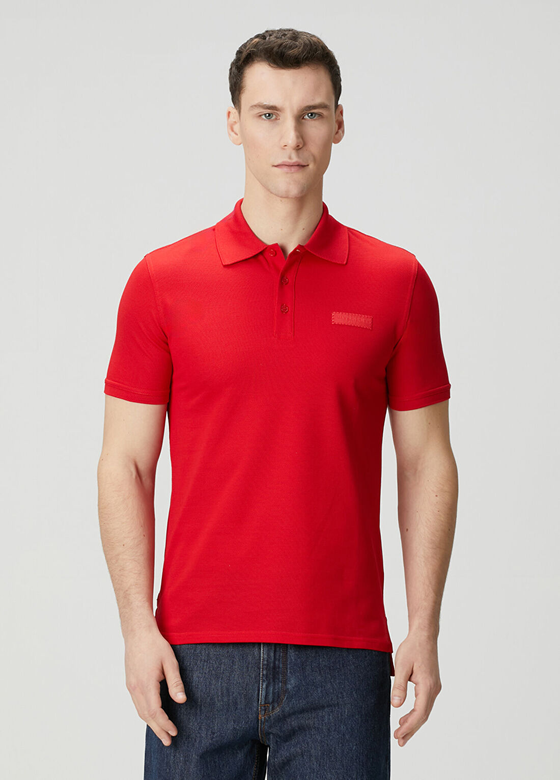 Givenchy Regular Fit Kırmızı Polo Yaka T-shirt