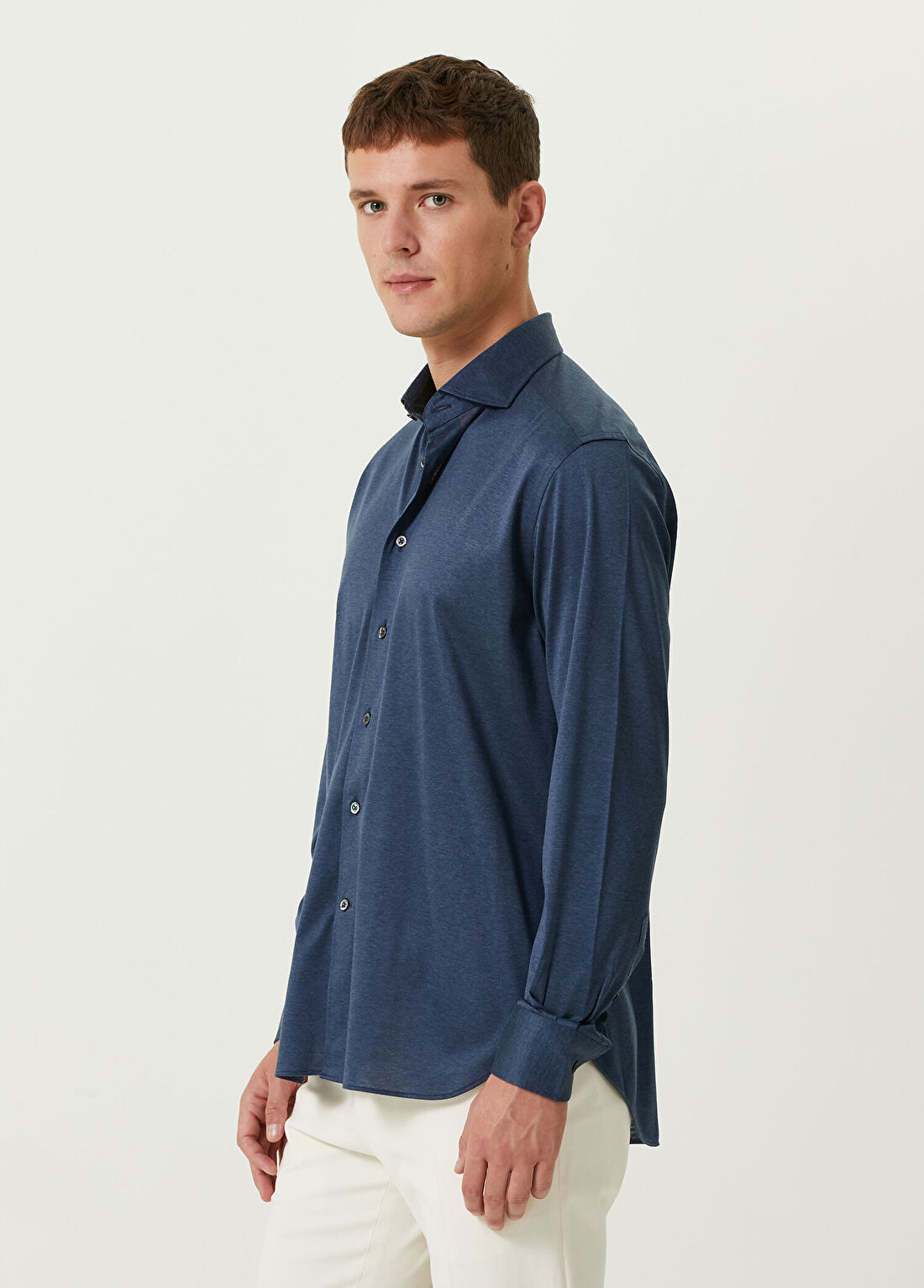 Corneliani Açık Mavi Gömlek görsel 3