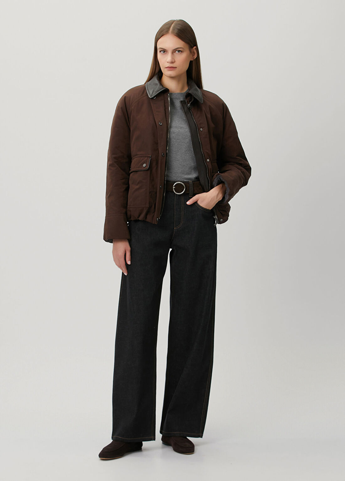 Brunello Cucinelli Siyah Jean Pantolon