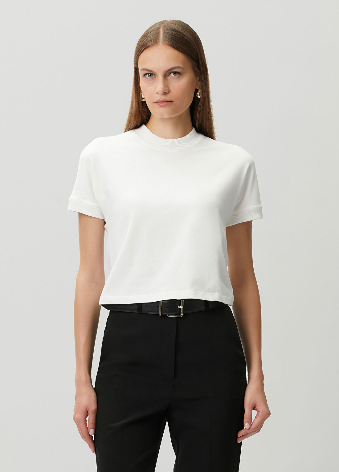 Versace Beyaz Jersey T-shirt