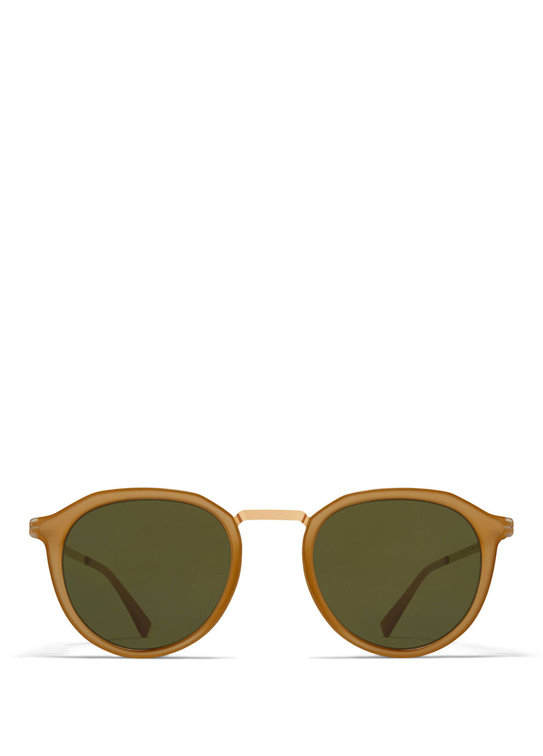 Mykita Paulson 701 Glossy Gold Brown Dark Bro Metal Unisex Güneş Gözlüğü