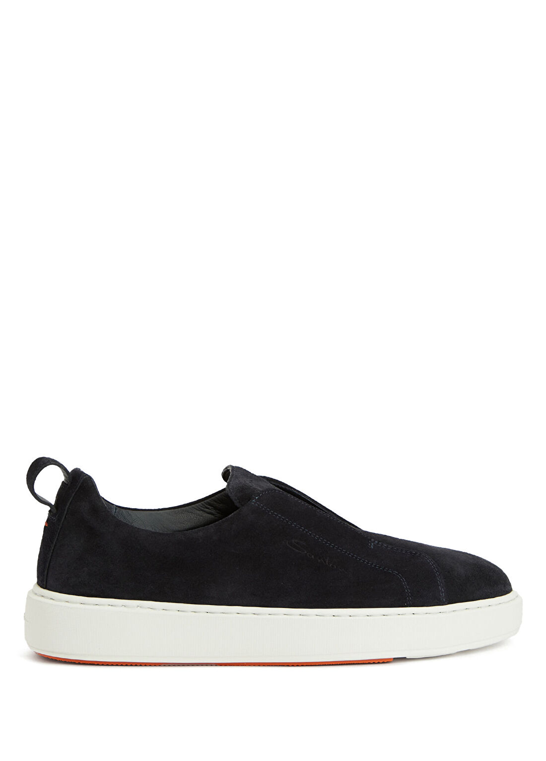 Santoni Sport Mavi Erkek Deri Sneaker