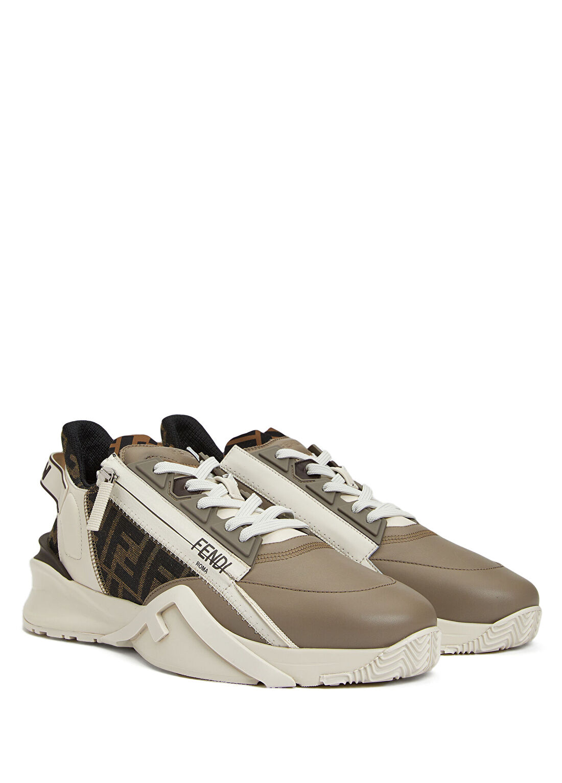 Fendi Flow Vizon Kadın Deri Sneaker görsel 2
