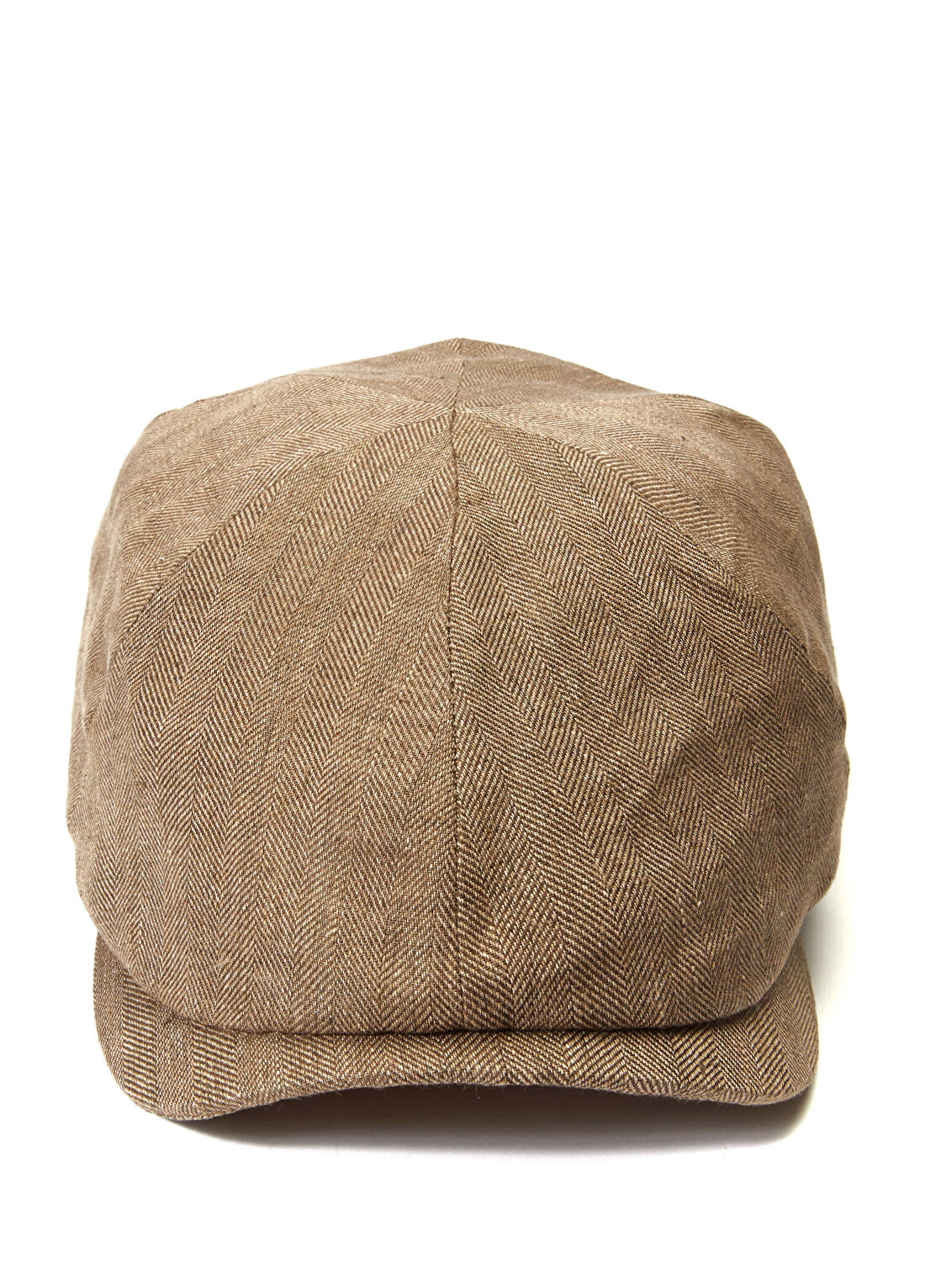 Beymen Collection Newysboy Slim Kahverengi Keten Erkek Şapka görsel 2