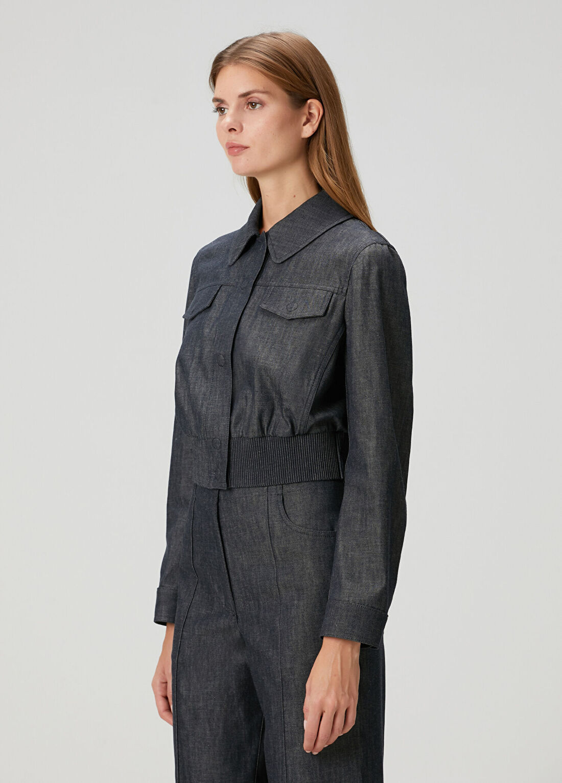 Fendi Mavi Bomber Ceket görsel 3