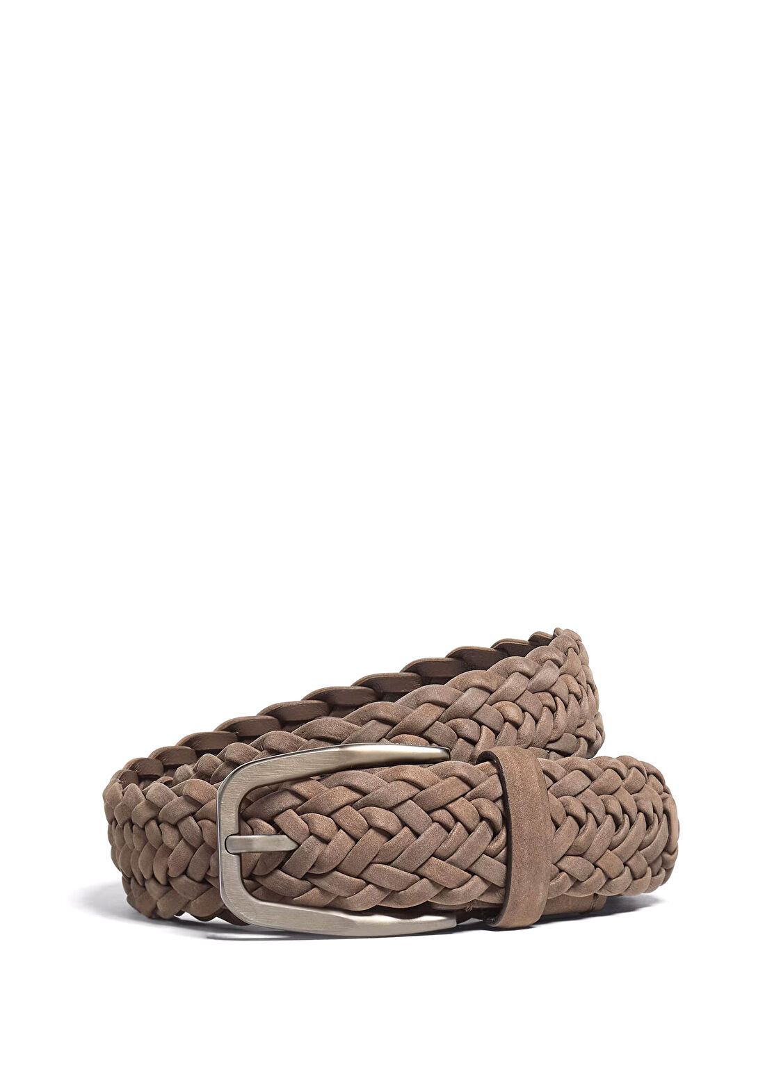 Zegna Vizon Erkek Süet Kemer