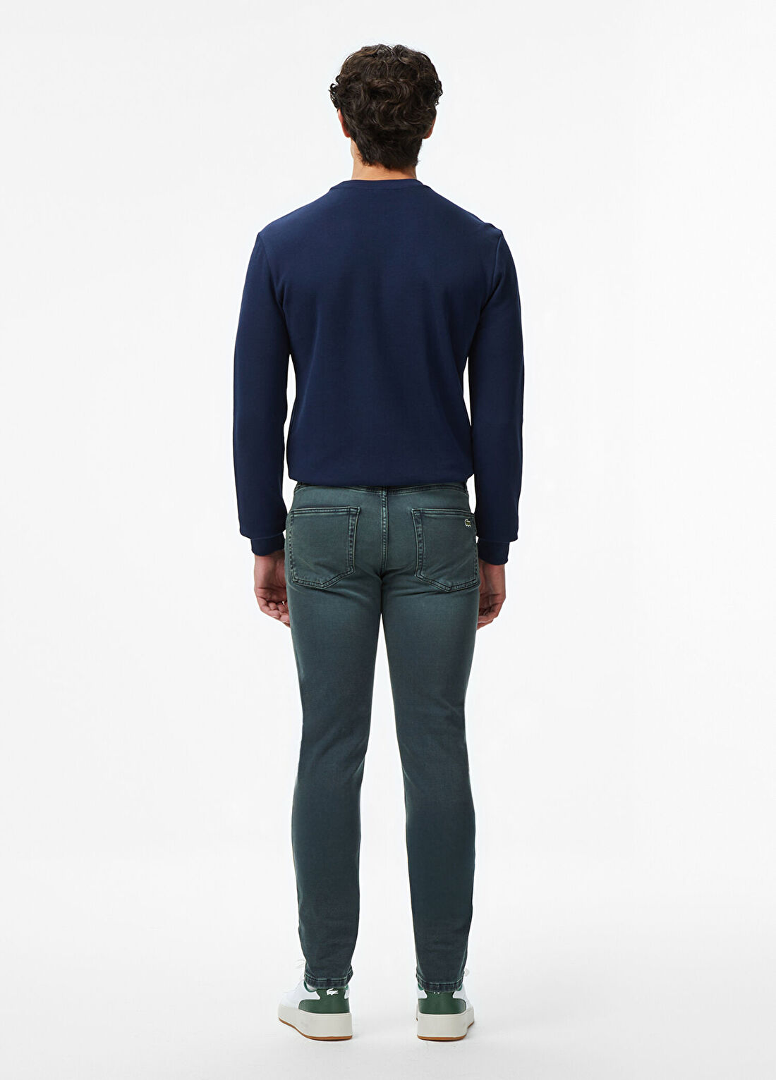 Lacoste Lacivert Slim Fit Erkek Jean Pantolon görsel 3