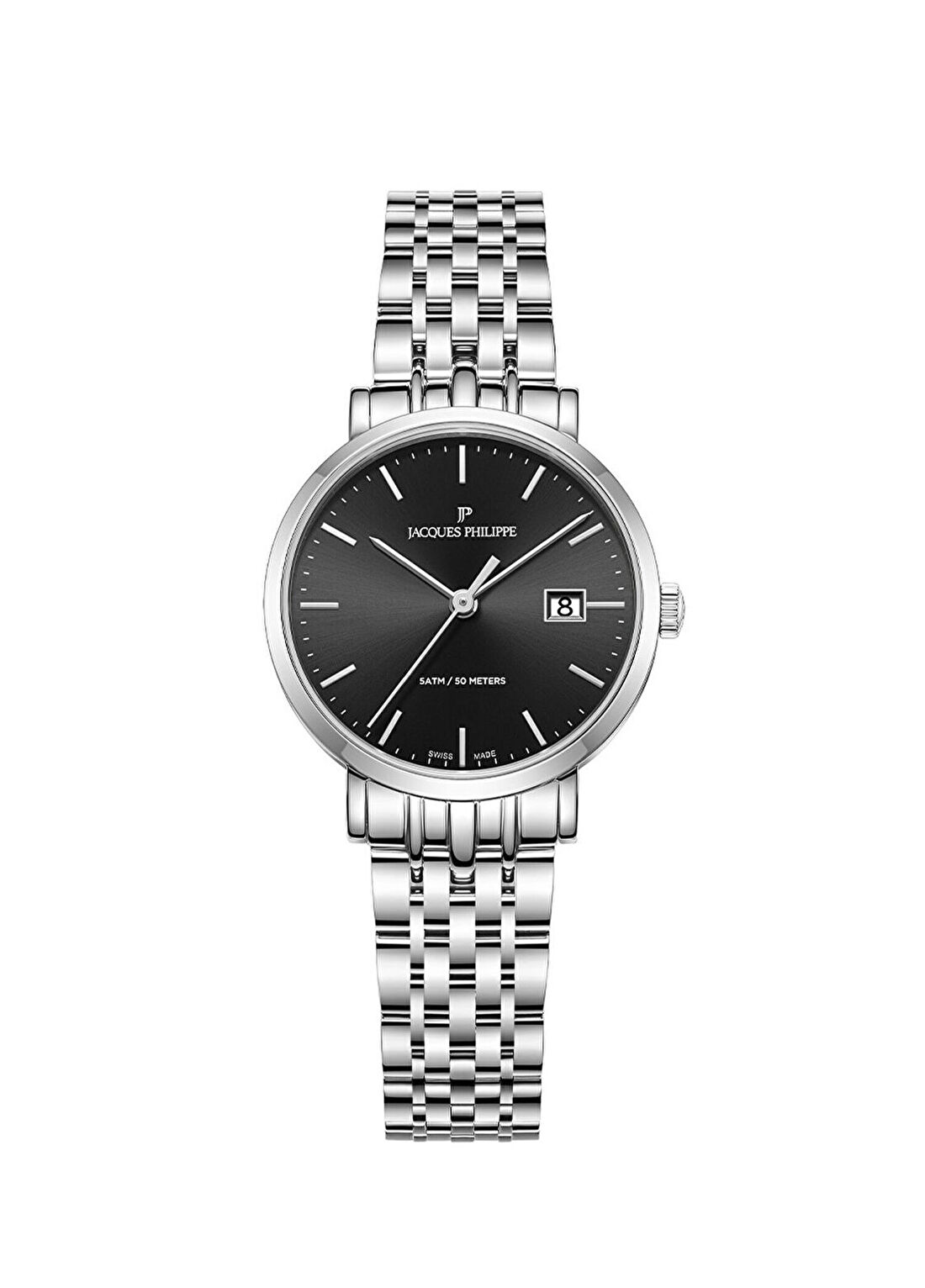 Jacques Philippe JPQLS941316 Metalik Gri Çelik Kadın Kol Saati