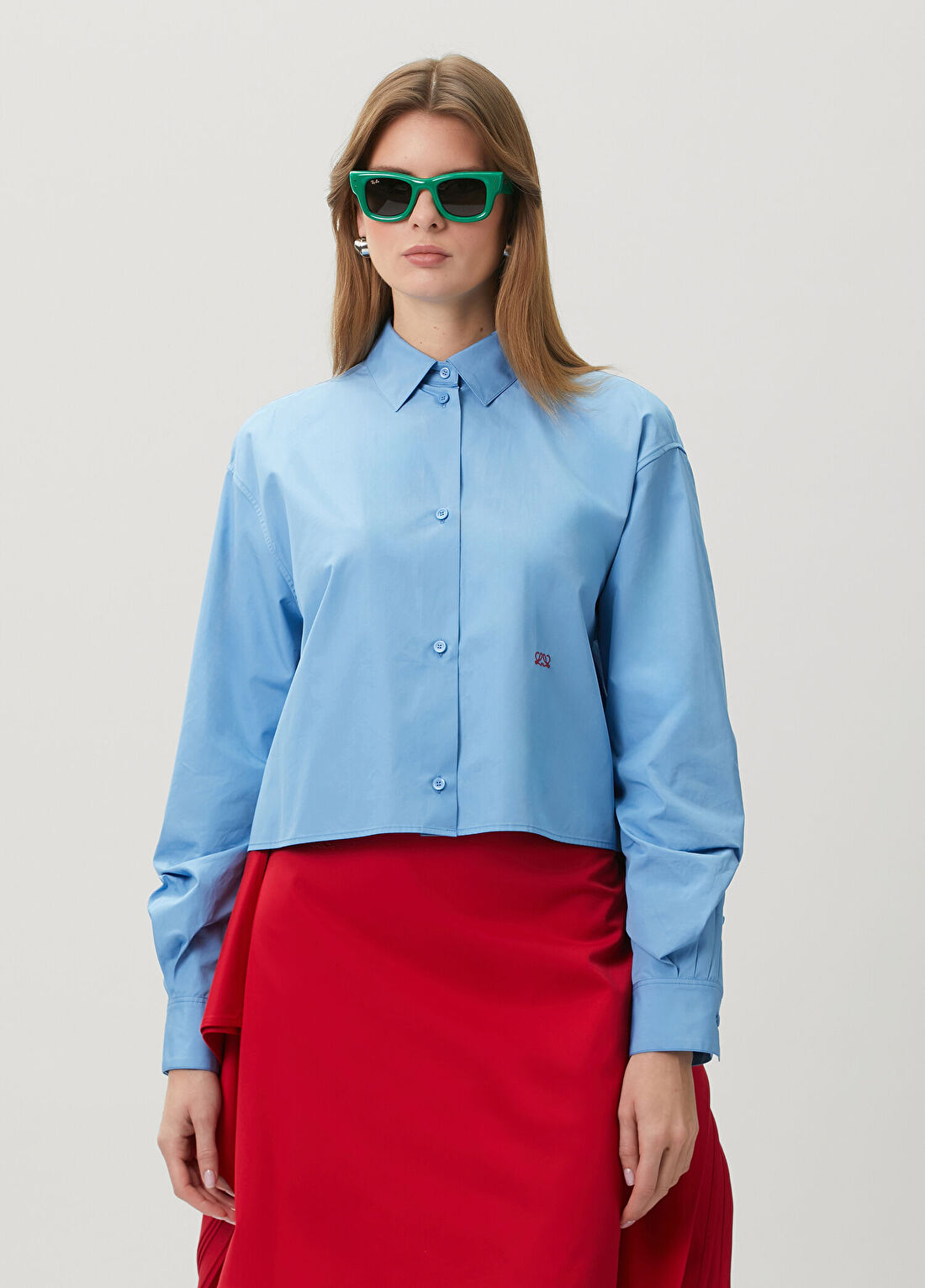 Loewe Relaxed Fit Mavi Gömlek
