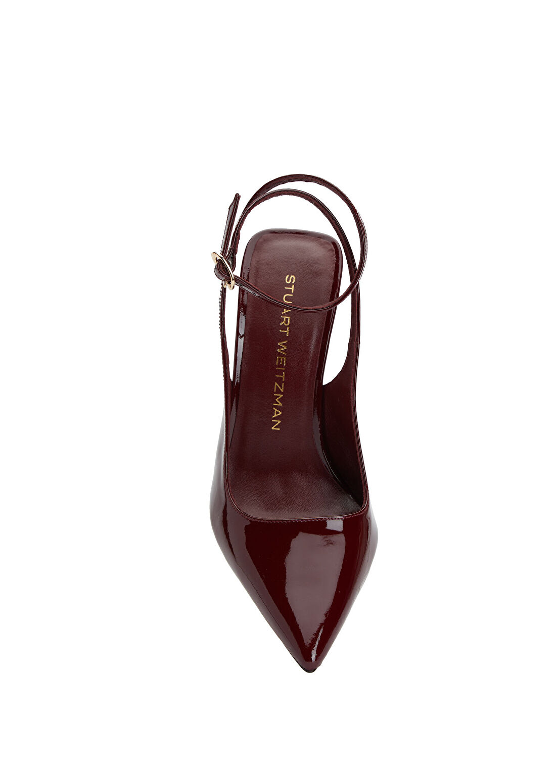 Stuart Weitzman Vinnie Bordo Topuklu Ayakkabı görsel 4