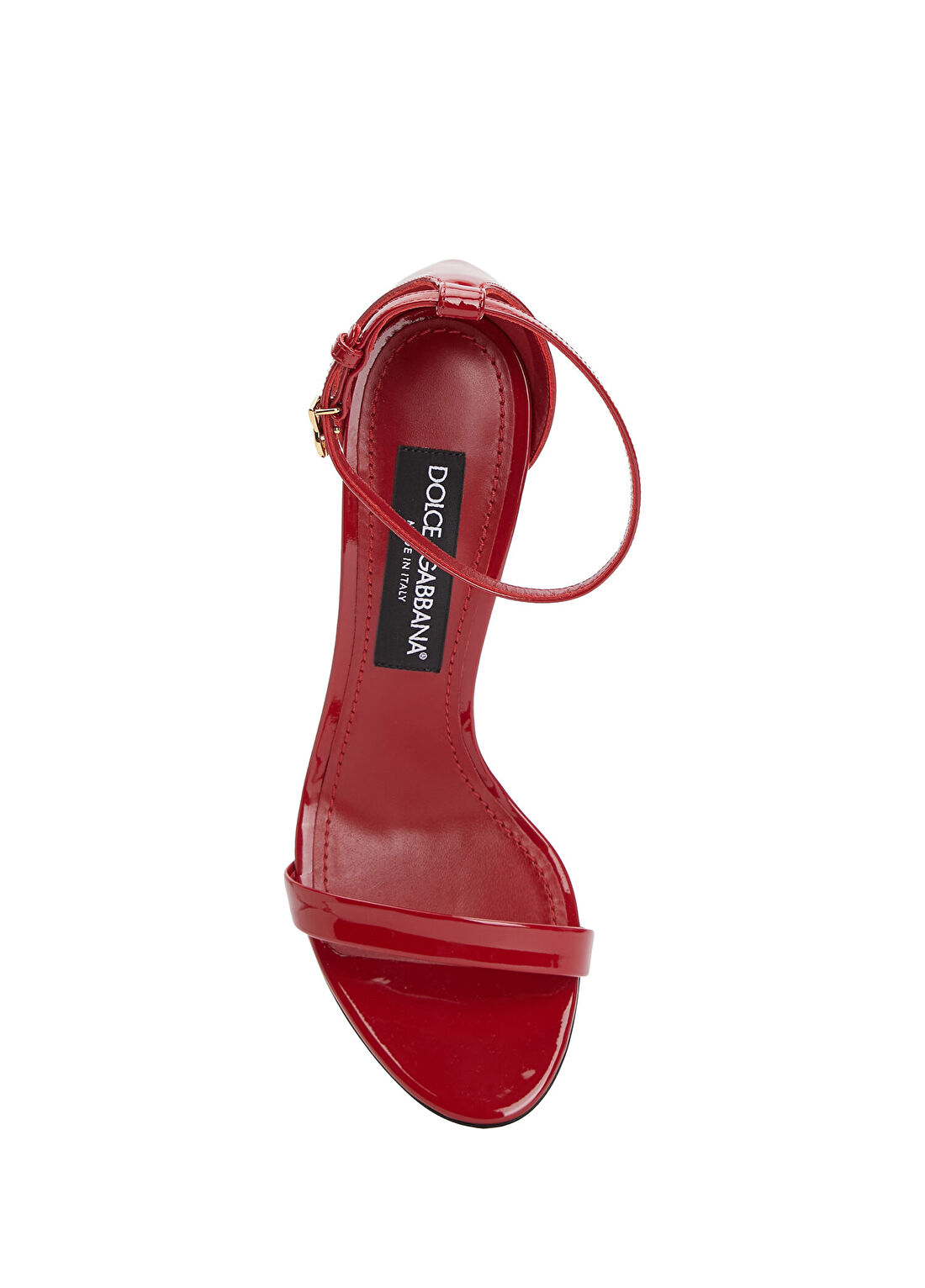 Dolce&Gabbana Kırmızı Kadın Deri Sandalet görsel 4