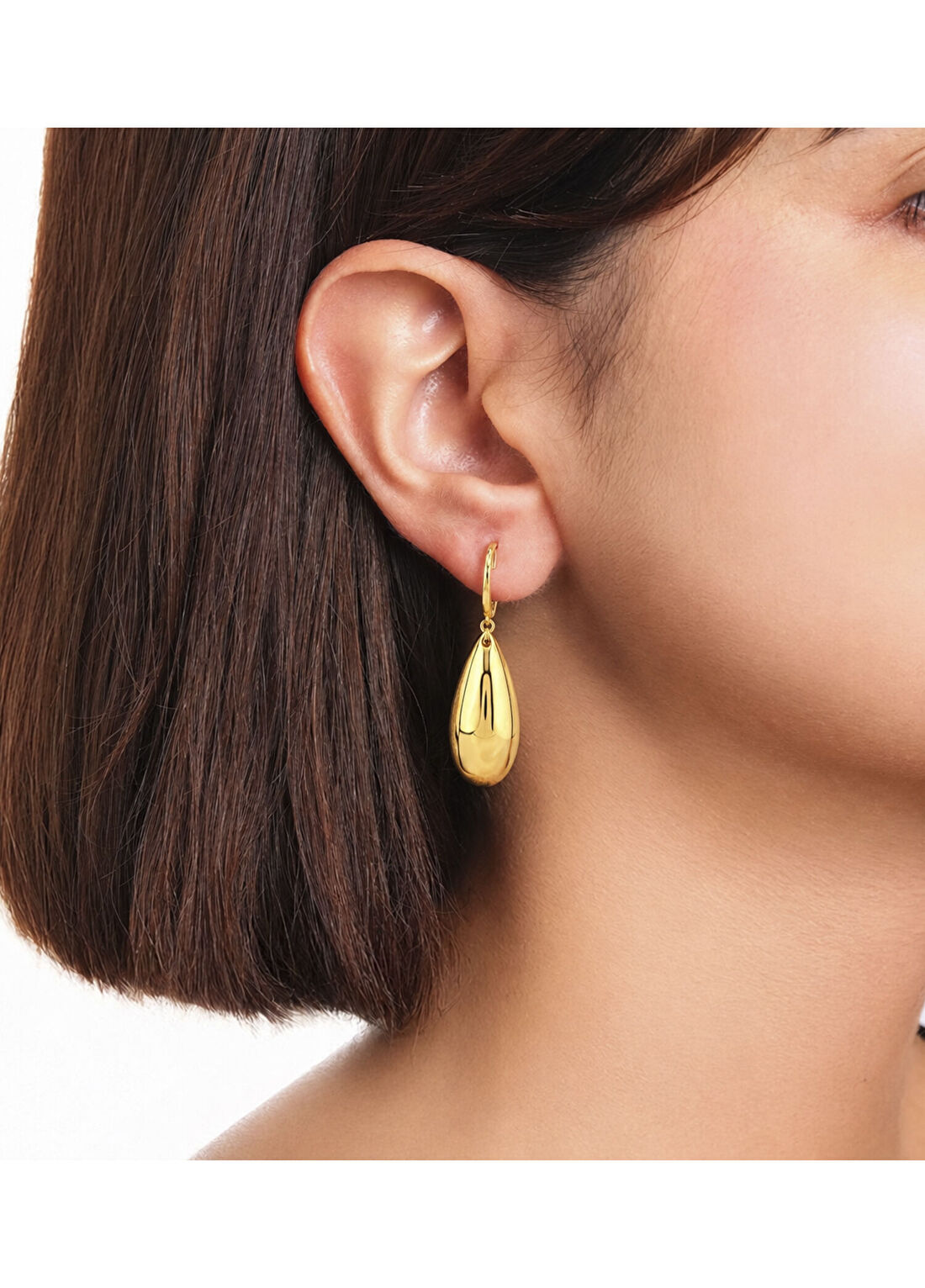 Aspendos Jewellery Elektroform 18 Ayar Altın Kadın Küpe görsel 3