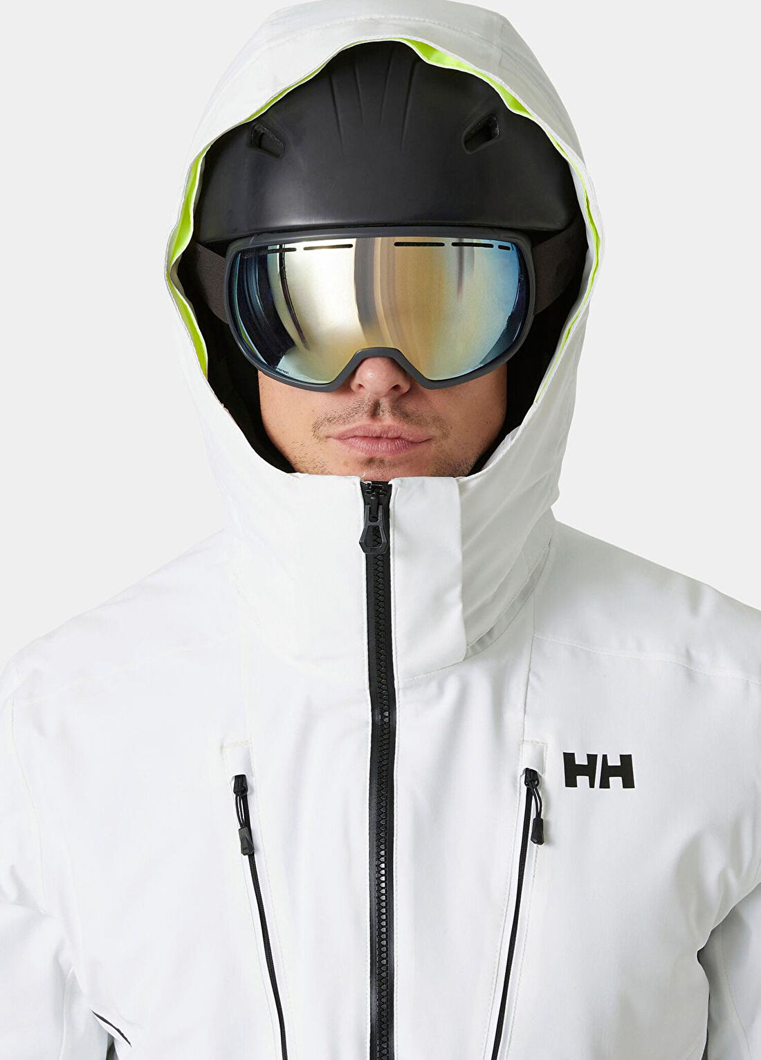 Helly Hansen Alpha 4.0 Beyaz Erkek Kayak Montu görsel 4