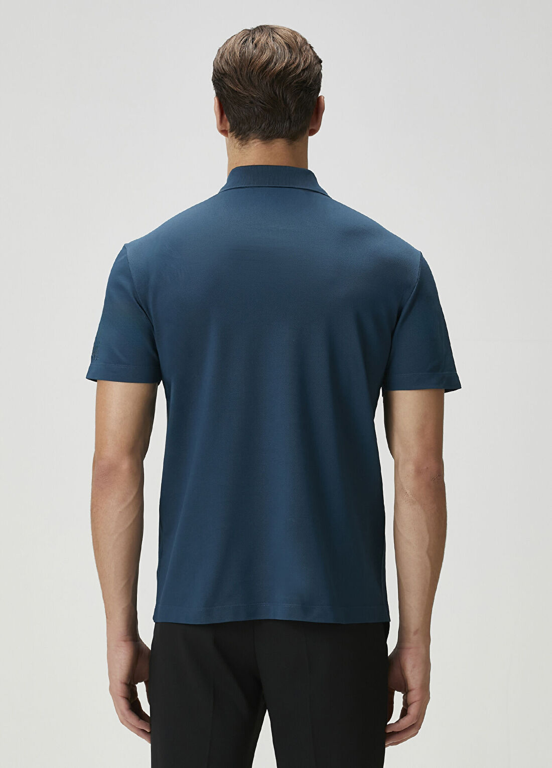 Versace Turkuaz Polo T-shirt görsel 4