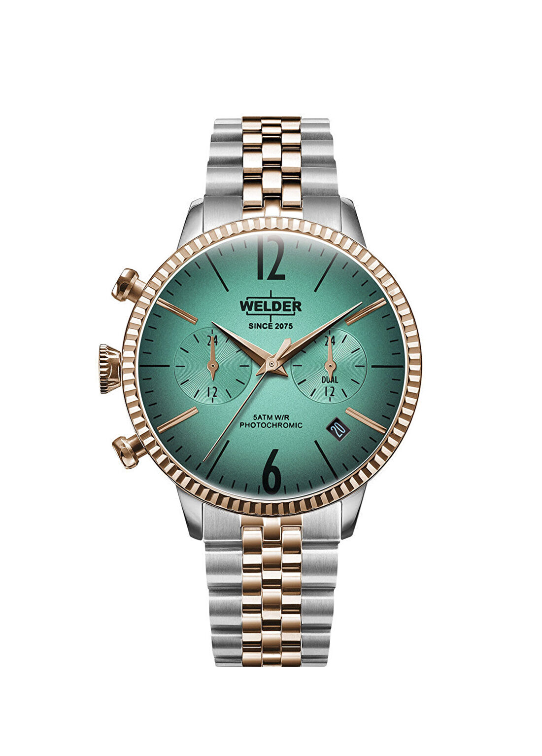 Welder WWRC655 Rose Gold Metalik Gri Çelik Kadın Kol Saati