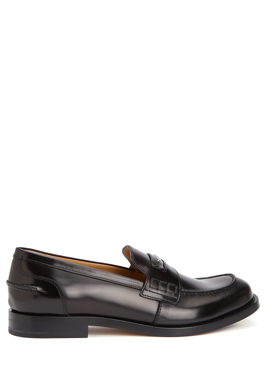 Fendi Ateneo Siyah Erkek Deri Loafer