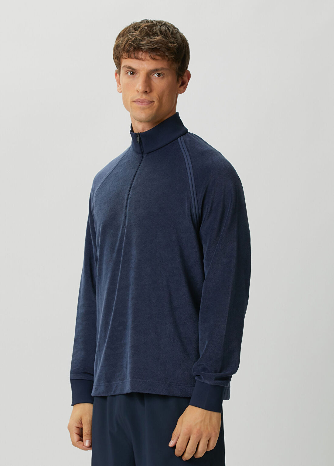 On Courtside Lacivert Terry Sweatshirt görsel 3