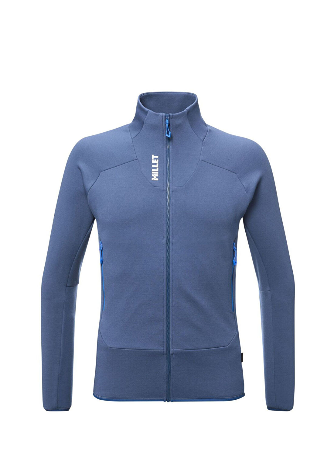 Millet KAMET Power Polartec® Powerstrech Pro Mavi Polar Erkek Spor Ceket MIV10562 N0395