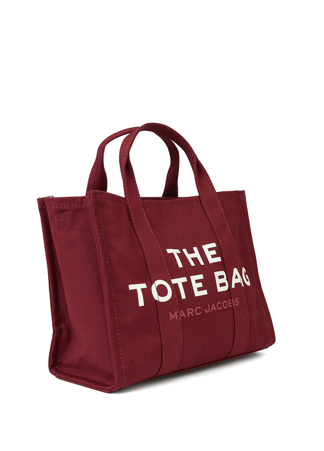 Marc Jacobs Bordo Medium Kadın Kanvas Tote Çanta görsel 3