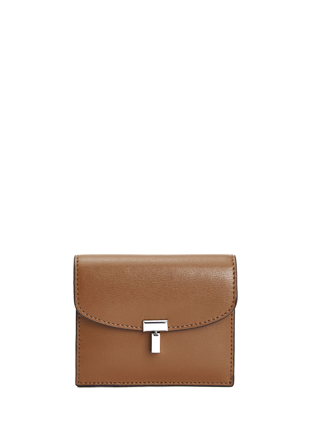 Toteme T-Lock Camel Kadın Deri Kartlık