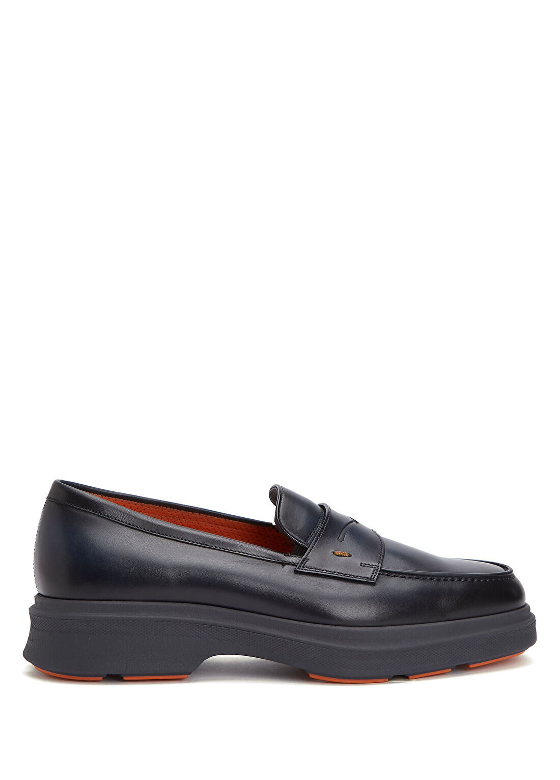 Santoni Easy Nova Lacivert Erkek Deri Ayakkabı