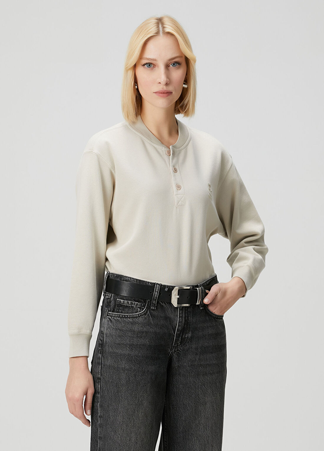 Marant Etoile Simony Bej Sweatshirt