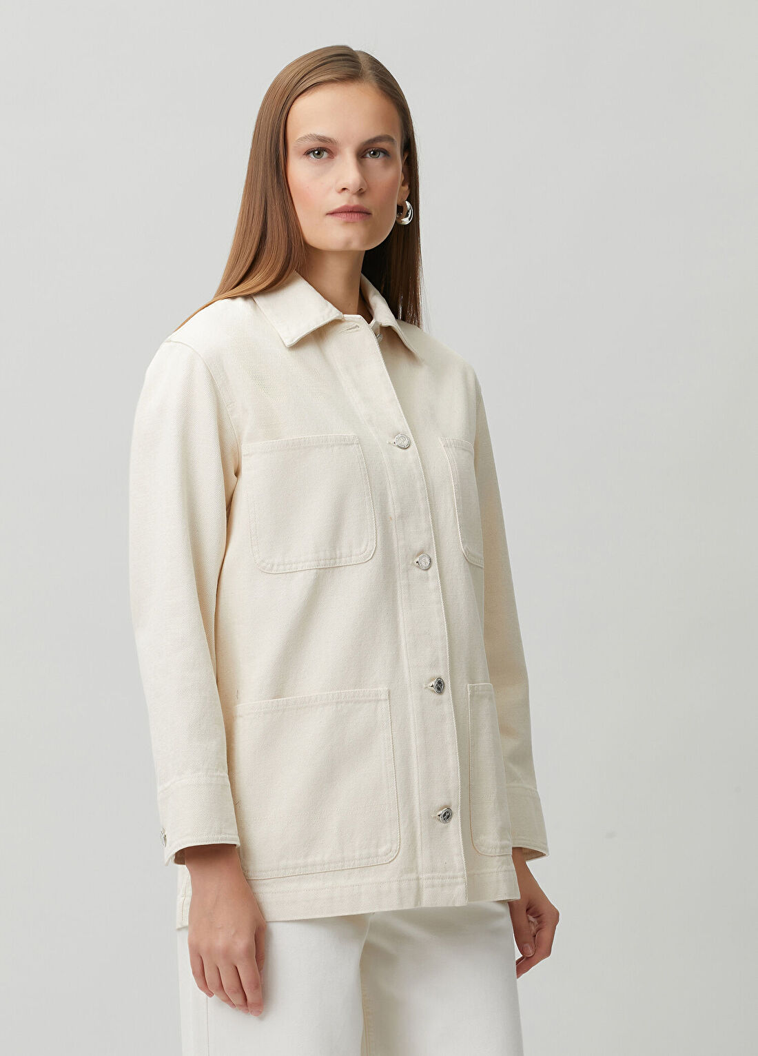 A.P.C. Ekru Denim Gömlek görsel 3