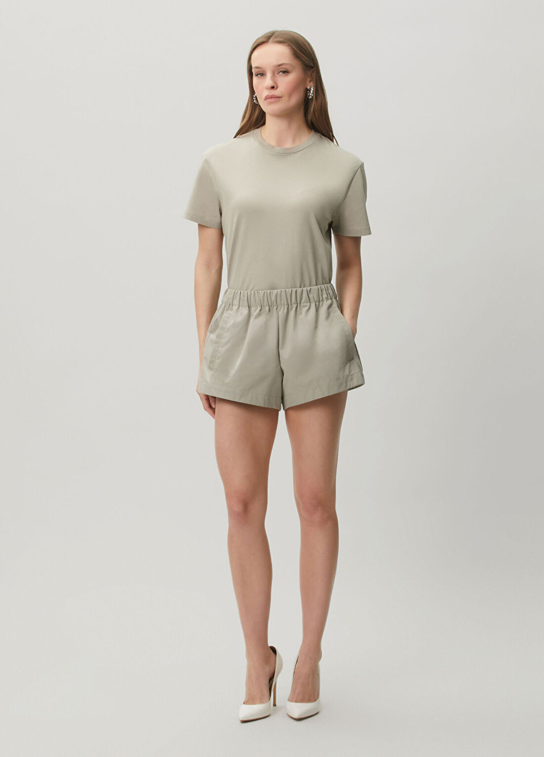 Wardrobe Nyc Bej Şort