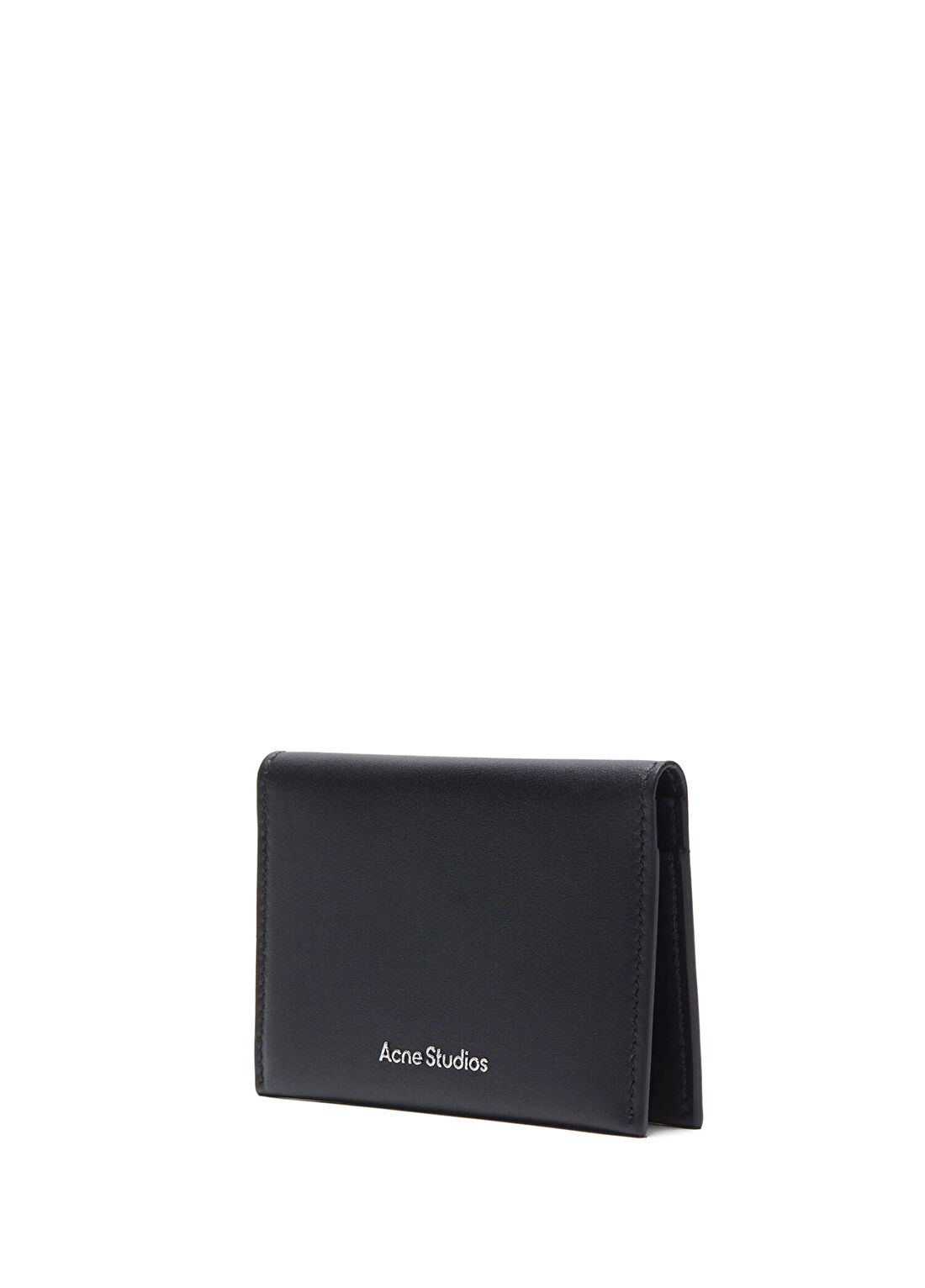 Acne Studios Siyah Logolu Erkek Deri Kartlık görsel 2
