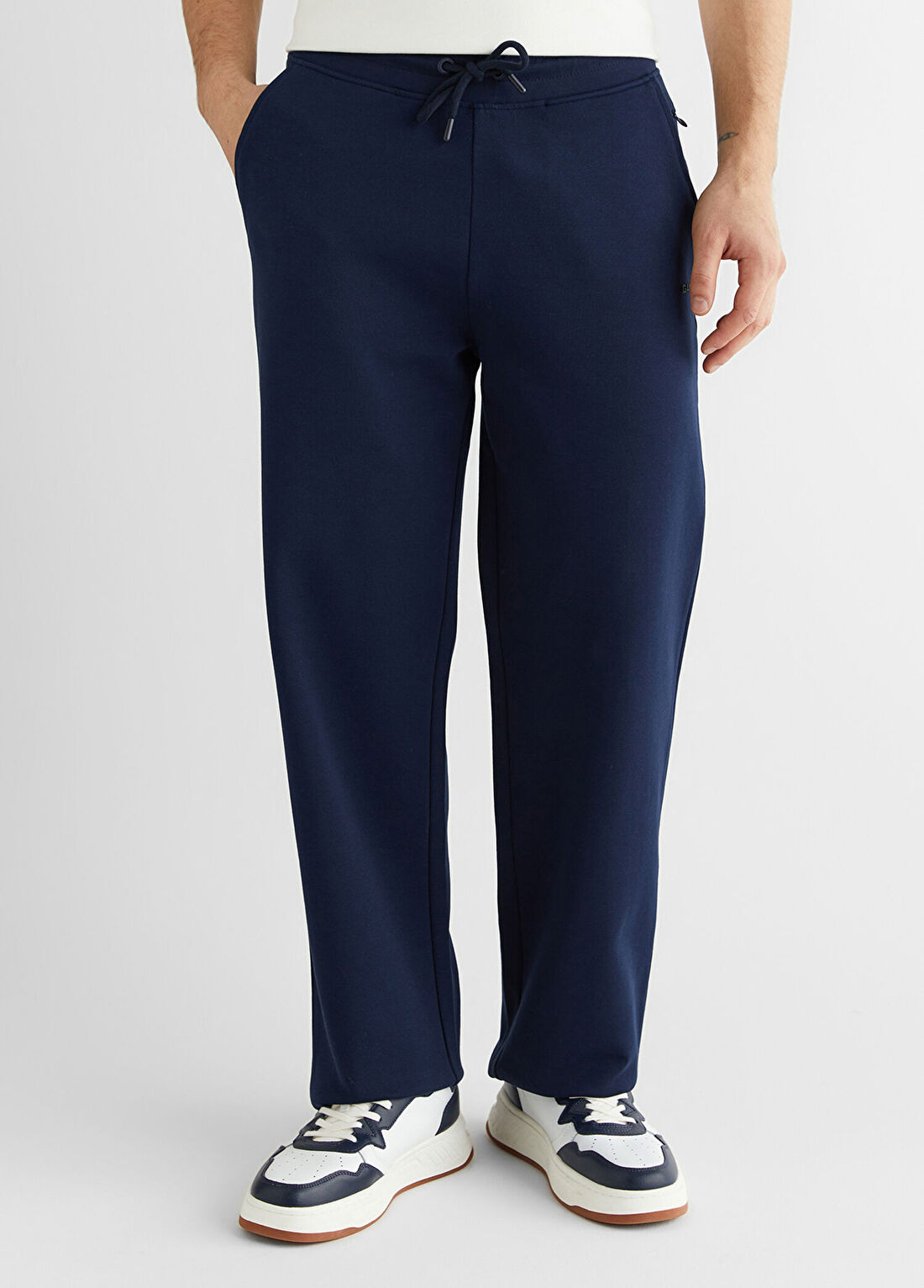 Gant Mavi Regular Fit Erkek Eşofman Altı görsel 3
