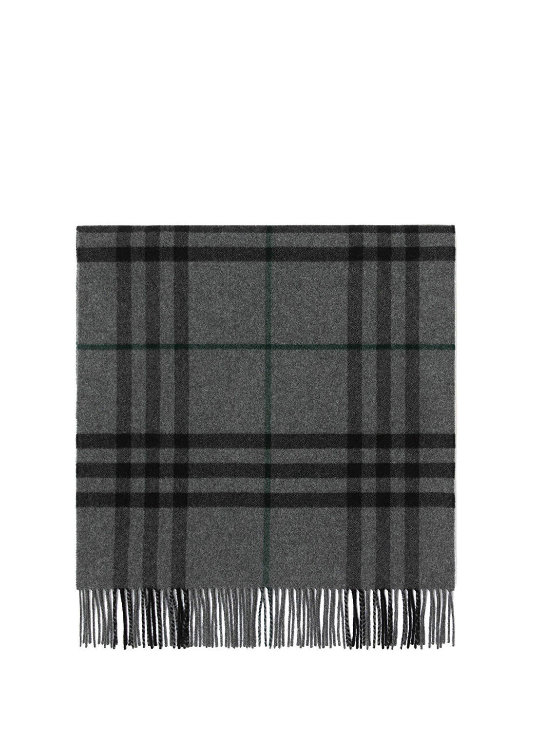 Burberry Washed Giant Gri Kaşmir Kadın Atkı görsel 2