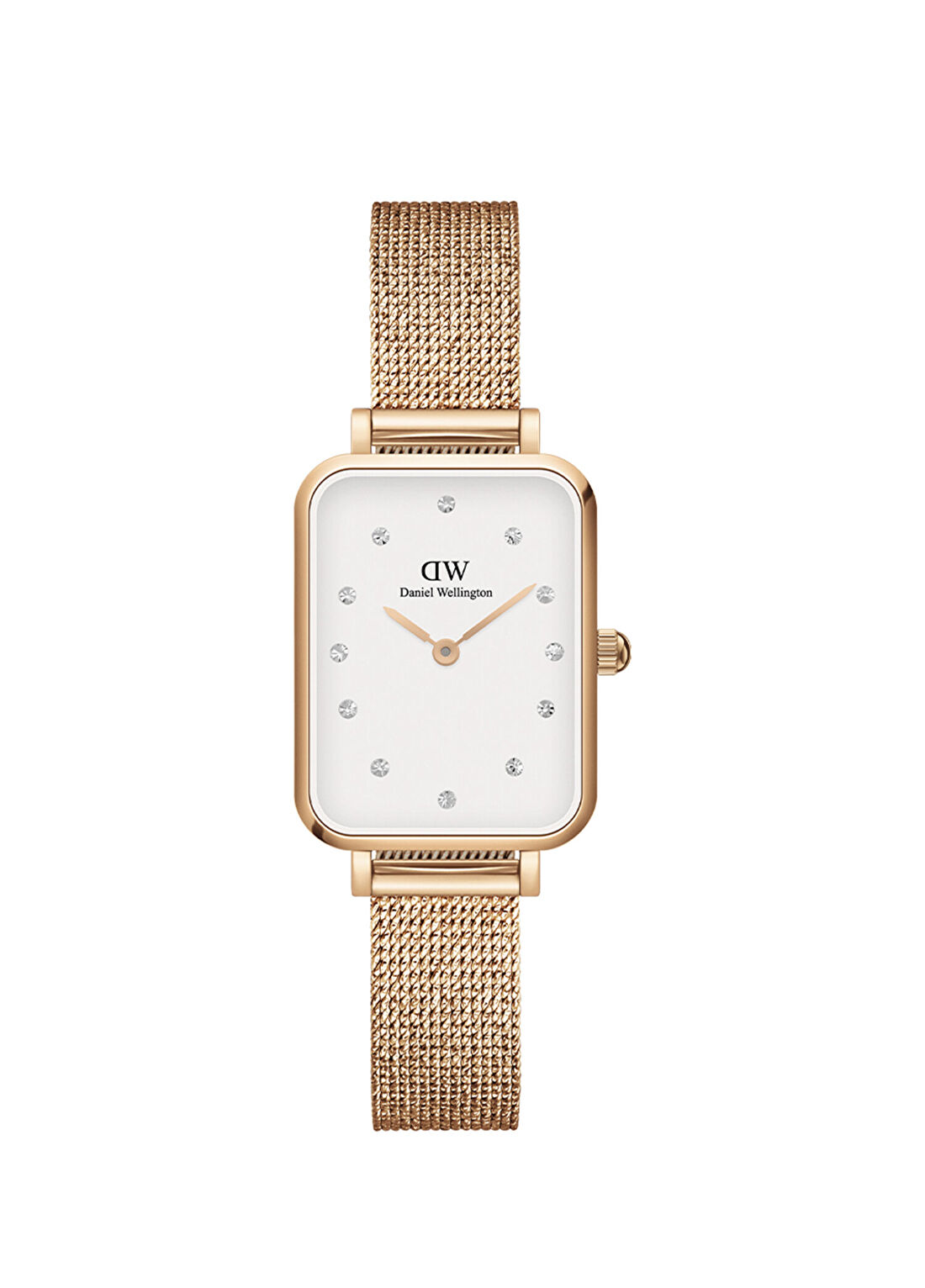 Daniel Wellington Quadro Lumine Pressed Melrose DW00600527 Rose Gold Çelik Kadın Kol Saati