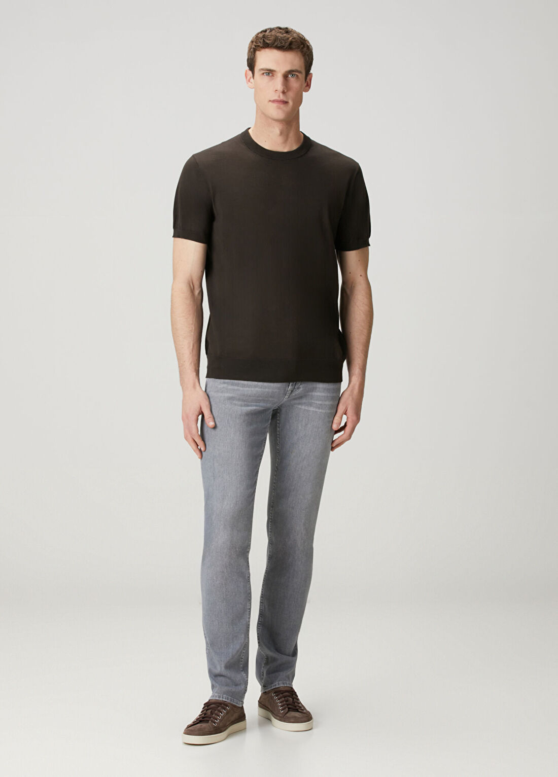 7 For All Mankind The Straight Gri Jean Pantolon