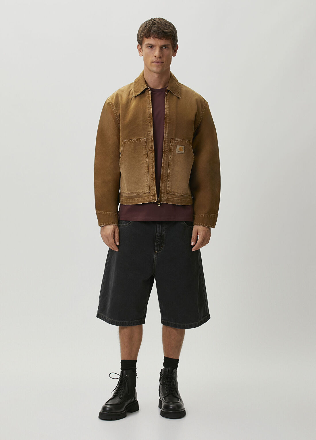 Carhartt WIP Bordo T-shirt görsel 2
