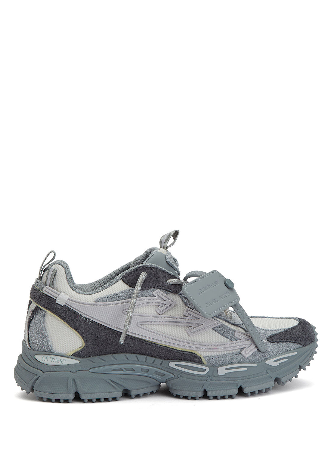 Off-White Be Right Back Gri Erkek Süet Sneaker
