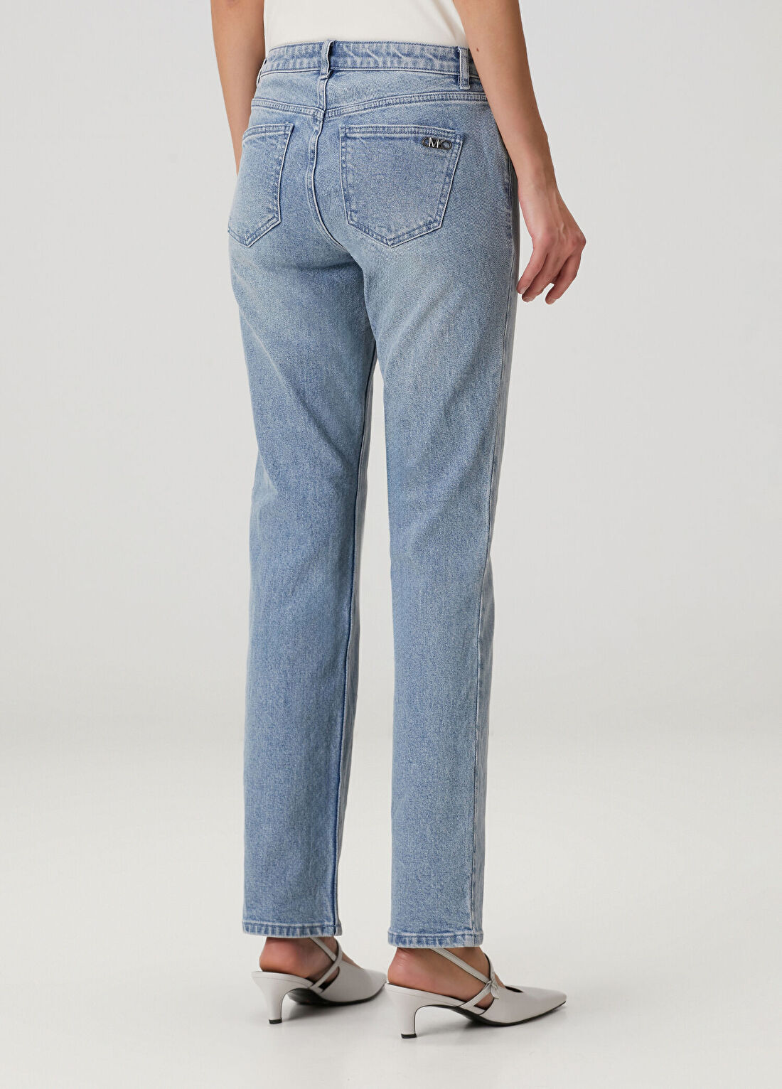Michael Michael Kors Mavi Cigarette Jean Pantolon görsel 4