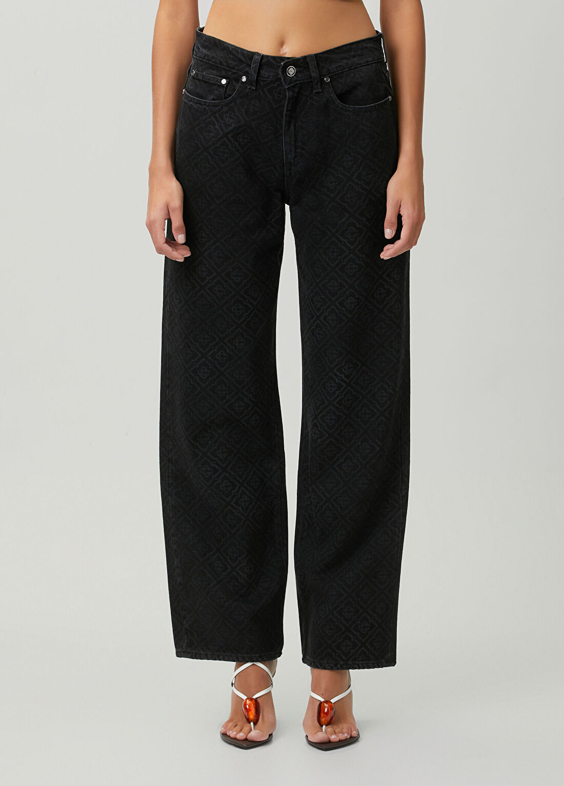 Casablanca Monogram Baggy Jean görsel 2