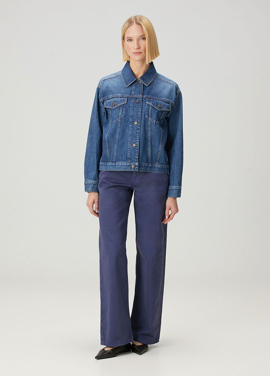 The Row Lacivert Jean Pantolon