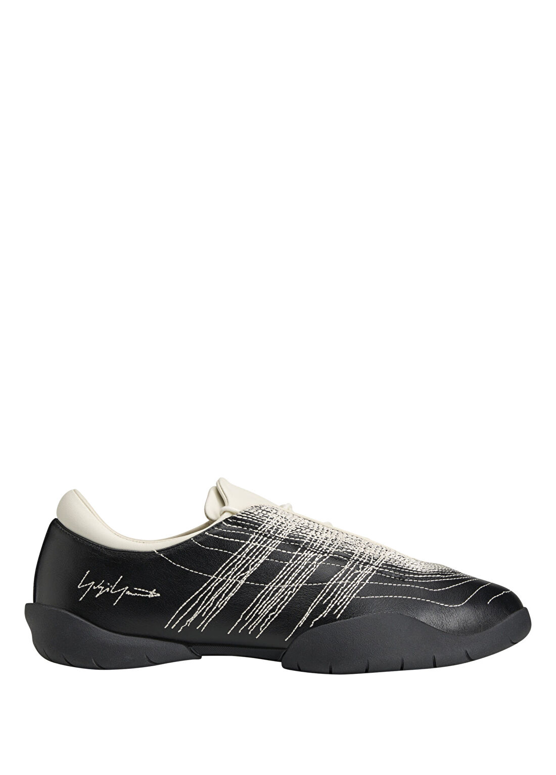 Y-3 Regu Siyah Erkek Deri Sneaker