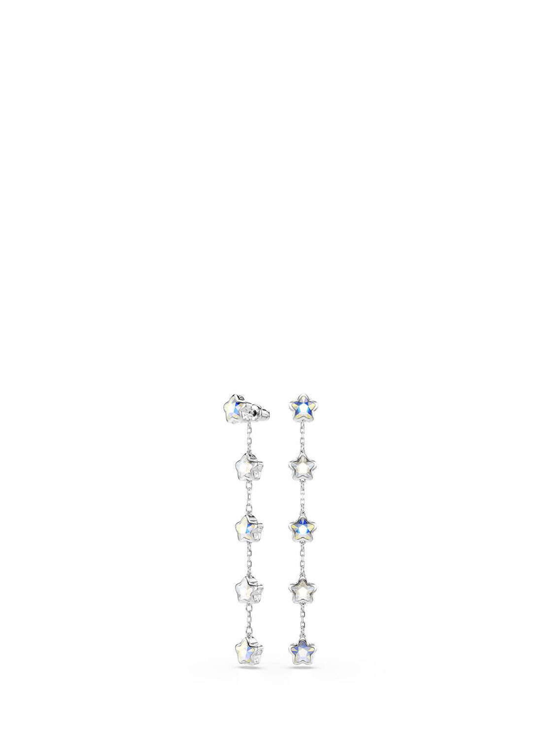 Swarovski 5754184 Chroma Pe Drape Mul Rhs Kristal Rodyum Kaplama Kadın Küpe
