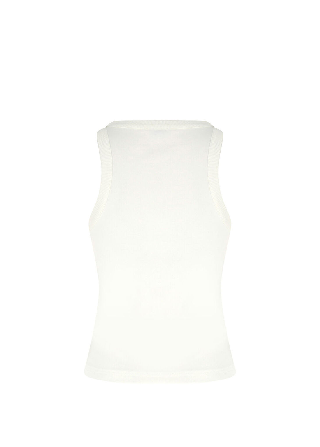 Wabi Sabi Ekru Halter Yaka Kolsuz Kadın Bluz görsel 2